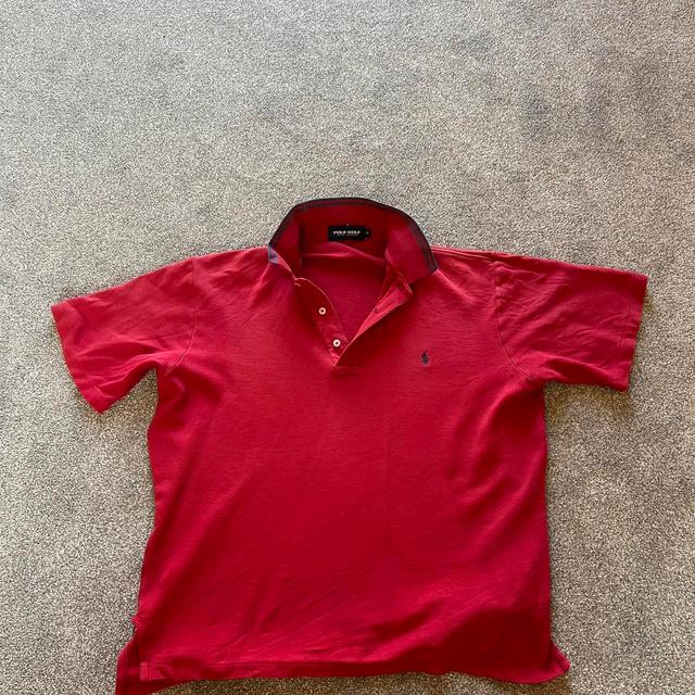 Ralph Lauren Men's Polo shirt - Red - M on Productcaster.