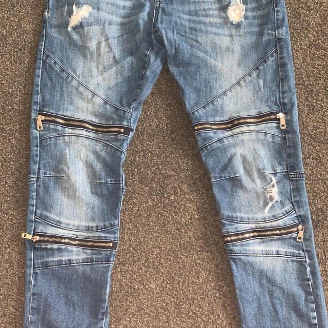 Zara Men's Jeans - Blue/Multi - 44" on Productcaster.