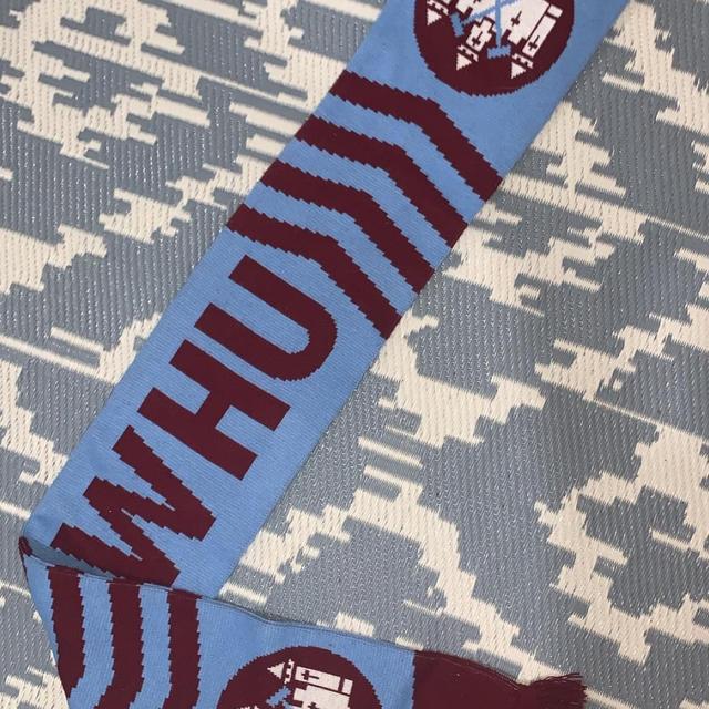 West Ham United F.C. Men's Scarf - Multi/Blue on Productcaster.