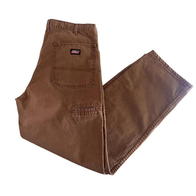 Dickies Men's Straight leg Trousers - Brown - 36" on Productcaster.