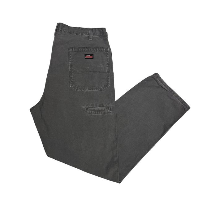 Dickies Men's Straight leg Trousers - Grey - 38" on Productcaster.