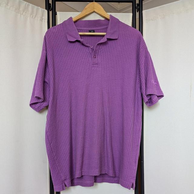 Cotton Traders Men's Polo shirt - Purple - XL on Productcaster.