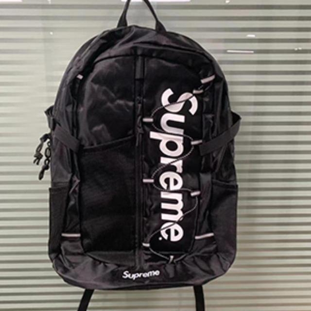 Supreme Men's Backpacks - Black/Multi on Productcaster.