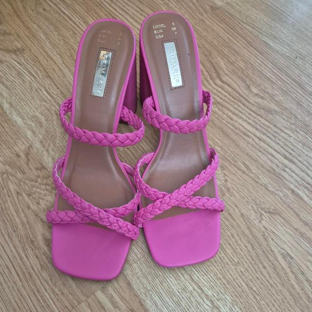 Primark Women's Sandals - Pink - UK 5 on Productcaster.