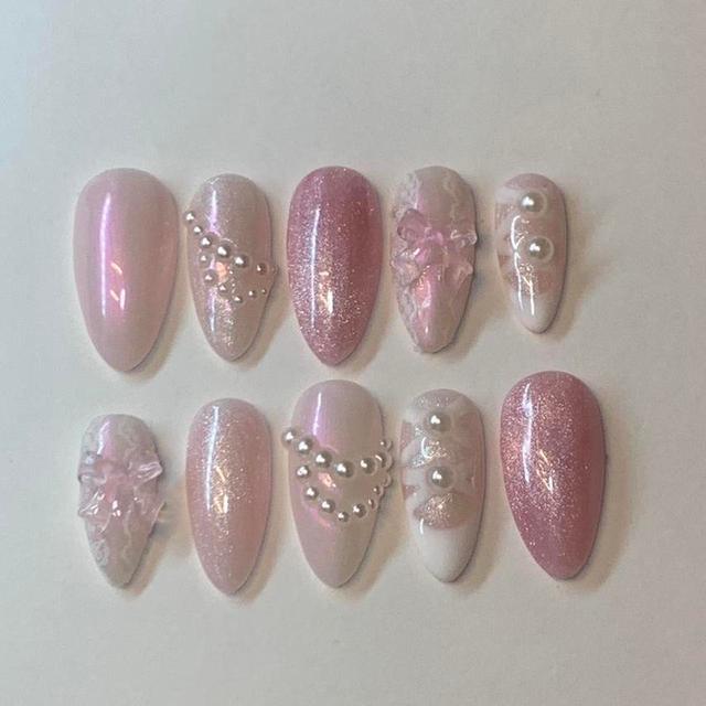 False nails - Pink/Multi on Productcaster.