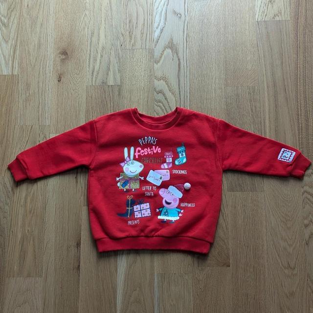 Peppa Pig Kids' Jumper - Red/Multi - 2 years on Productcaster.