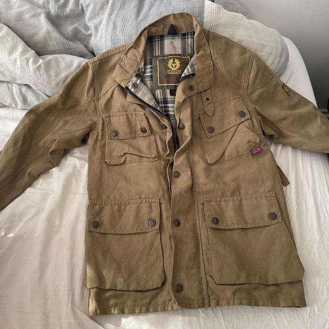 Belstaff Kids' Shacket Jacket - Tan/Brown - 8 years on Productcaster.