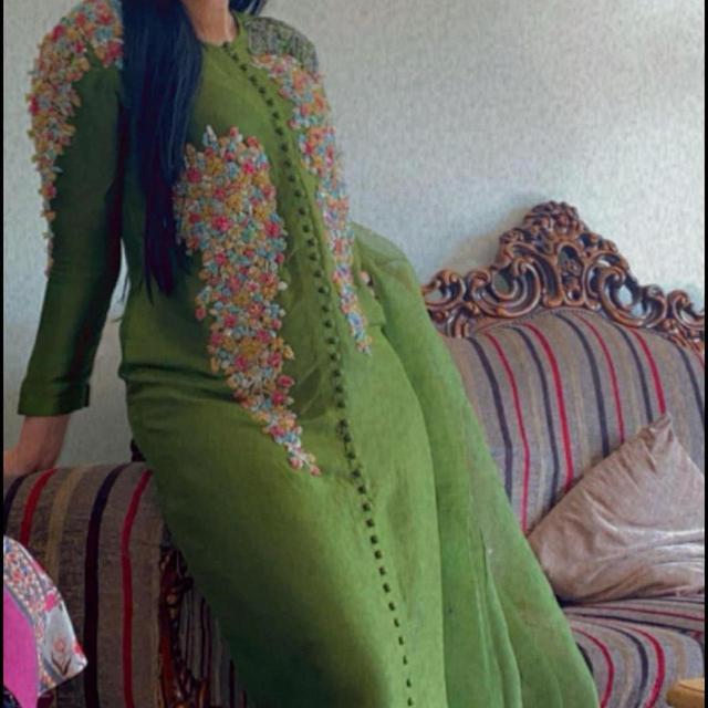 Hussain Rehar Women's Fancy dress - Green on Productcaster.