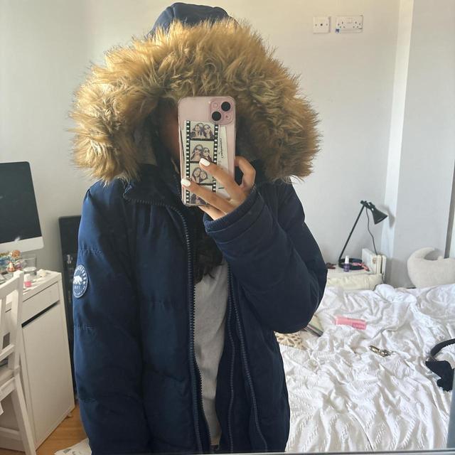 Soul Cal Women's Parka - Navy - UK 8 on Productcaster.