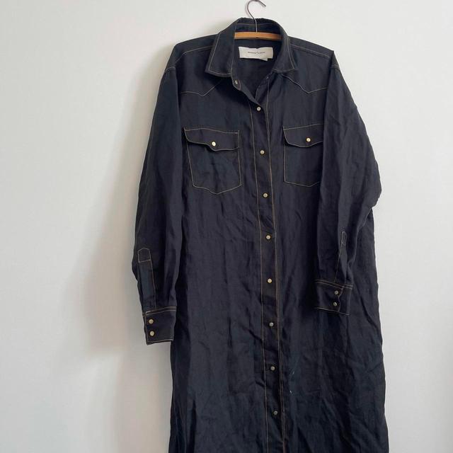 Marques' Almeida Women's Shirt Dress - Navy - 16 on Productcaster.