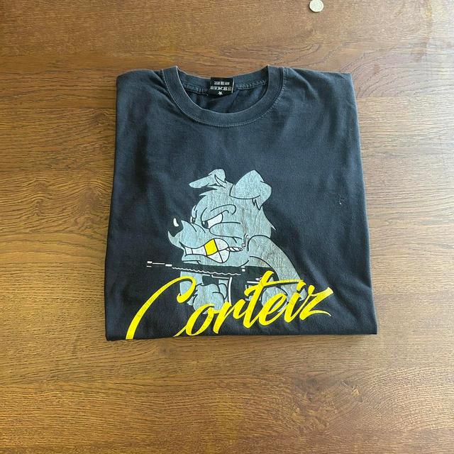 Corteiz Men's T-shirt - Black/Grey - L on Productcaster.