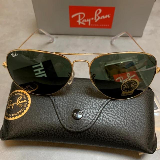 Ray-Ban Men's Sunglasses - Gold/Brown on Productcaster.