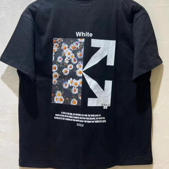 Off-White Men's T-shirt - Black - M on Productcaster.