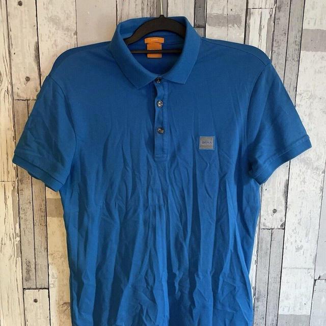 Hugo Boss Men's Polo shirt - Blue - M on Productcaster.