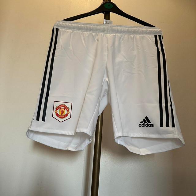 Adidas Men's Shorts - White - S on Productcaster.