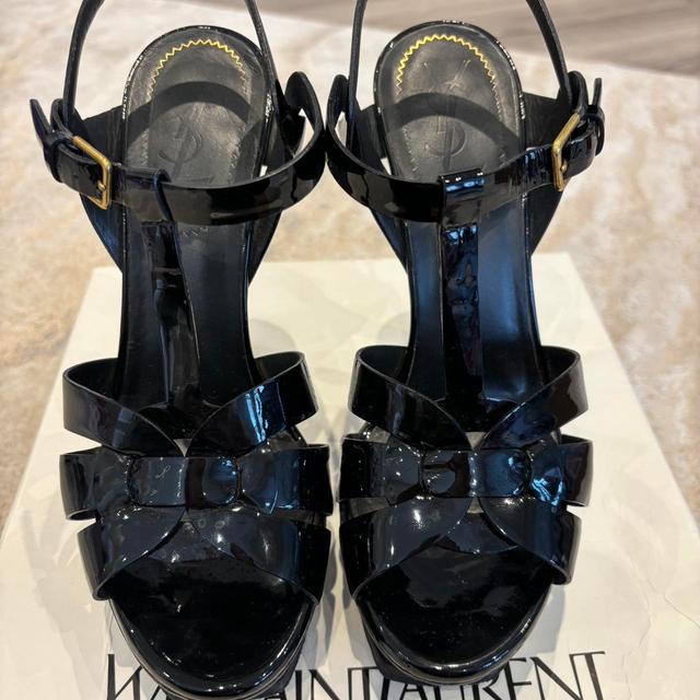 Yves Saint Laurent Women's Sandals - Black - UK 4 on Productcaster.