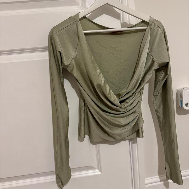 Women's Top - Green/Khaki - M on Productcaster.