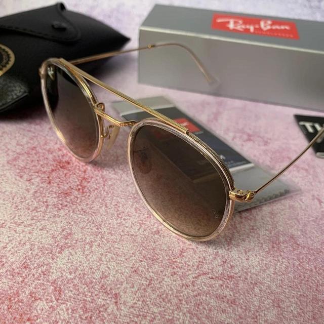 Ray-Ban Women's Sunglasses - Gold/Pink on Productcaster.