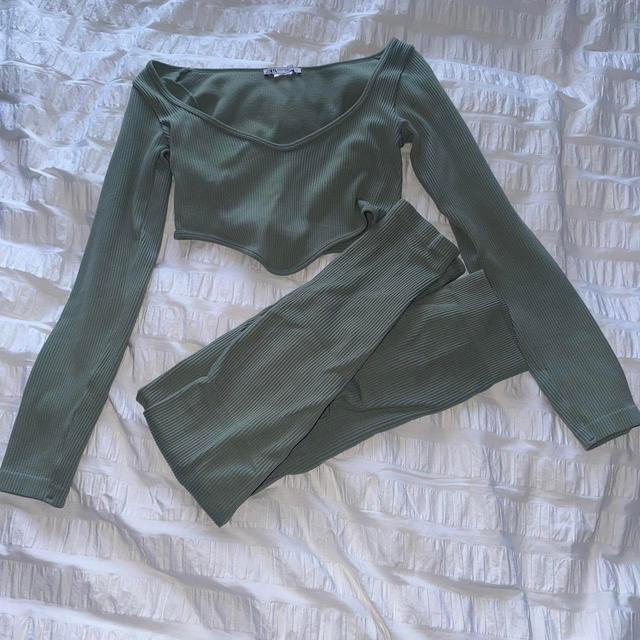 Zara Women's Leggings - Green/Khaki - UK 6 on Productcaster.