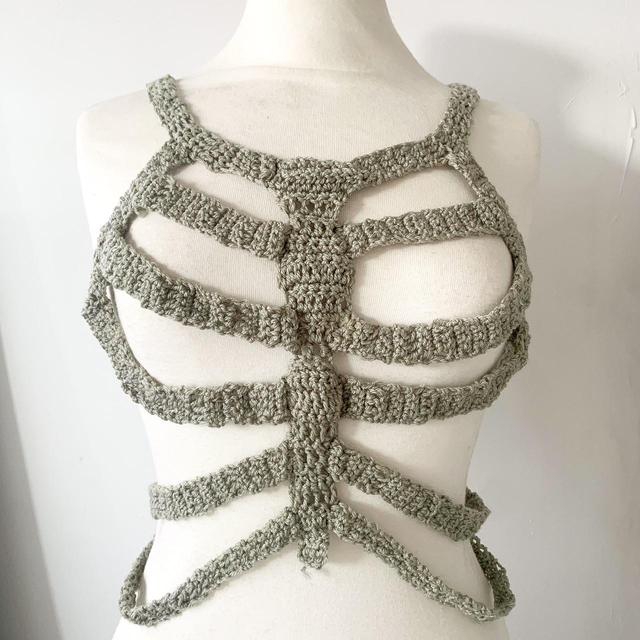 Handmade Women's Vest - Grey - 10 on Productcaster.