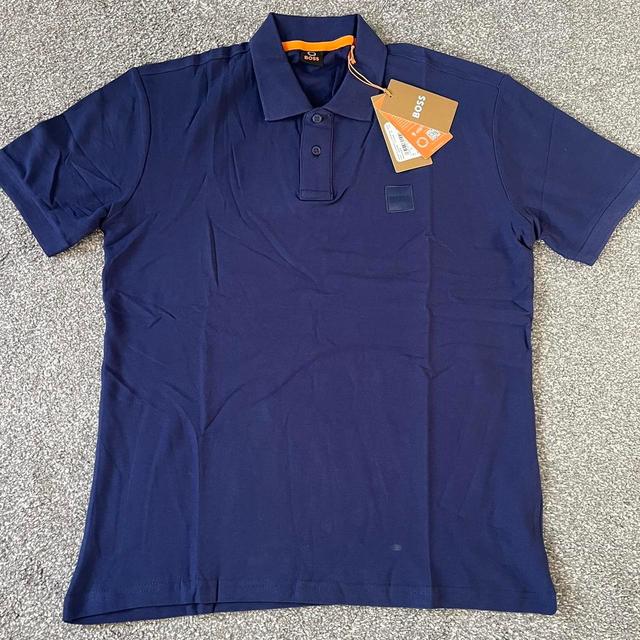 Hugo Boss Men's Polo shirt - Navy/Blue - M on Productcaster.