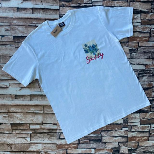 Stüssy Men's T-shirt - White - L on Productcaster.