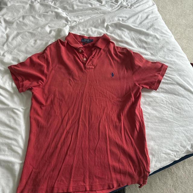 Ralph Lauren Men's Polo shirt - Red - L on Productcaster.