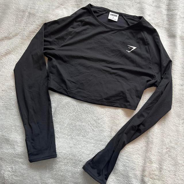 Gymshark Women's Crop top - Black - S on Productcaster.