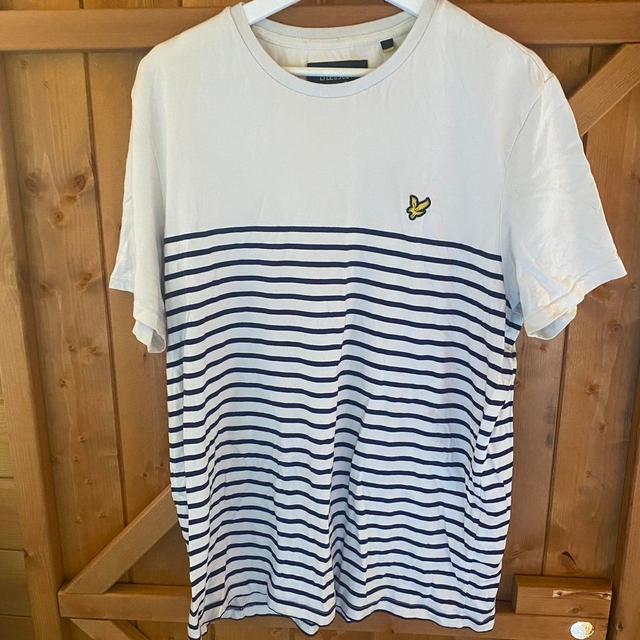 Lyle & Scott Men's T-shirt - White/Multi - XL on Productcaster.