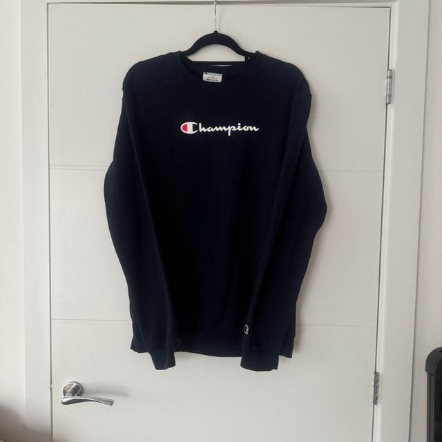 Nike Kids' Sweatshirt - Navy/Black on Productcaster.