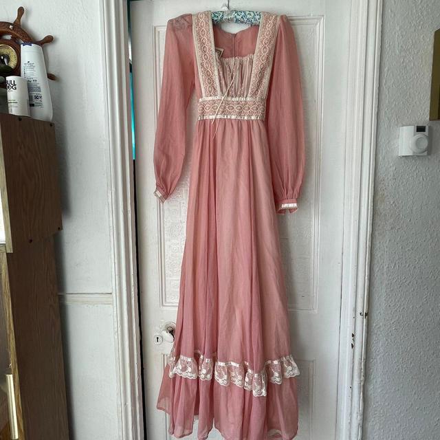 Gunne Sax Women's Dress - Pink - 8 on Productcaster.