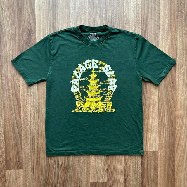 Palace Men's T-shirt - Green - XL on Productcaster.