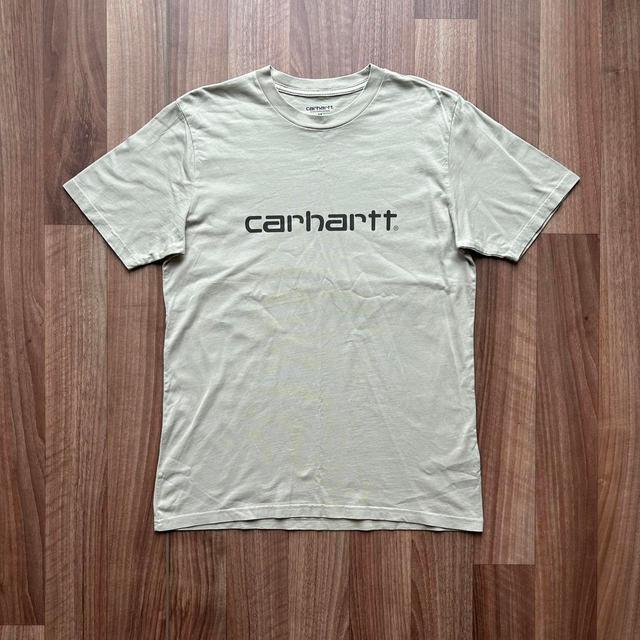 Carhartt Men's T-shirt - Cream - M on Productcaster.