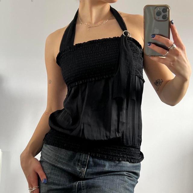 Vintage Women's Top - Black - S on Productcaster.