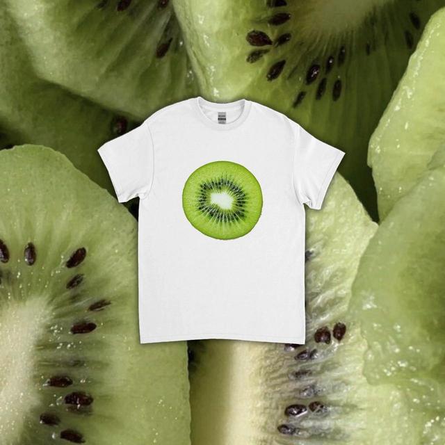 Women's T-shirt - Green/White - M on Productcaster.