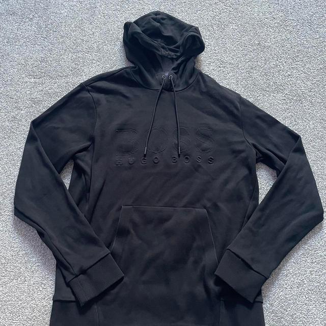 Hugo Boss Men's Hoodie - Black - S on Productcaster.