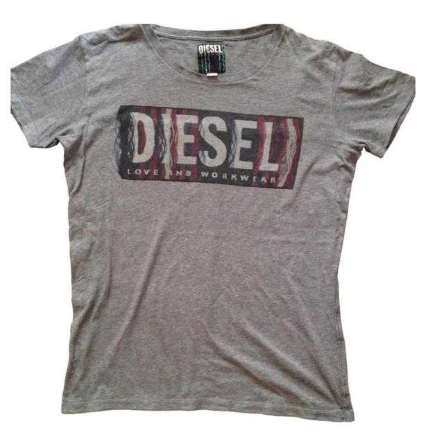 Diesel Men's T-shirt - Grey - L on Productcaster.