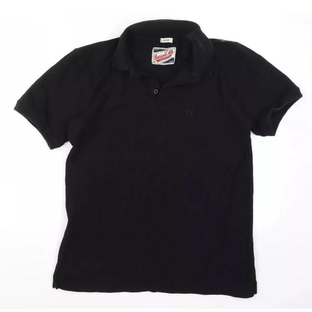 Russell Athletic Men's Polo shirt - Black - M on Productcaster.