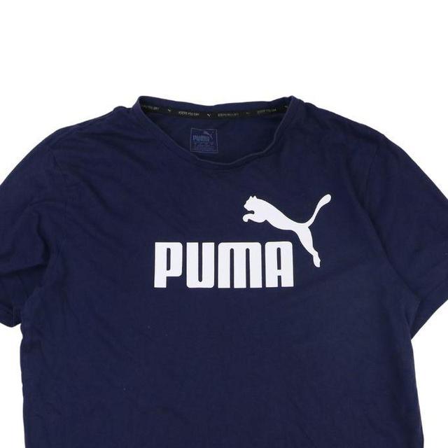 Puma Men's T-shirt - Blue - L on Productcaster.