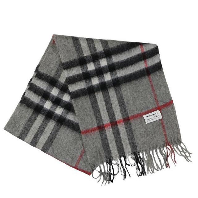 Burberry Men's Scarf - Grey on Productcaster.