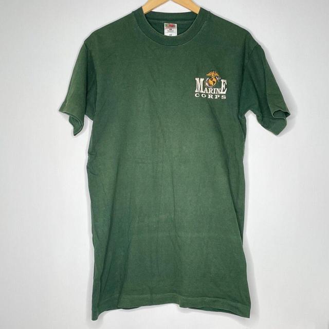 Fruit of the Loom Men's T-shirt - Green - M on Productcaster.