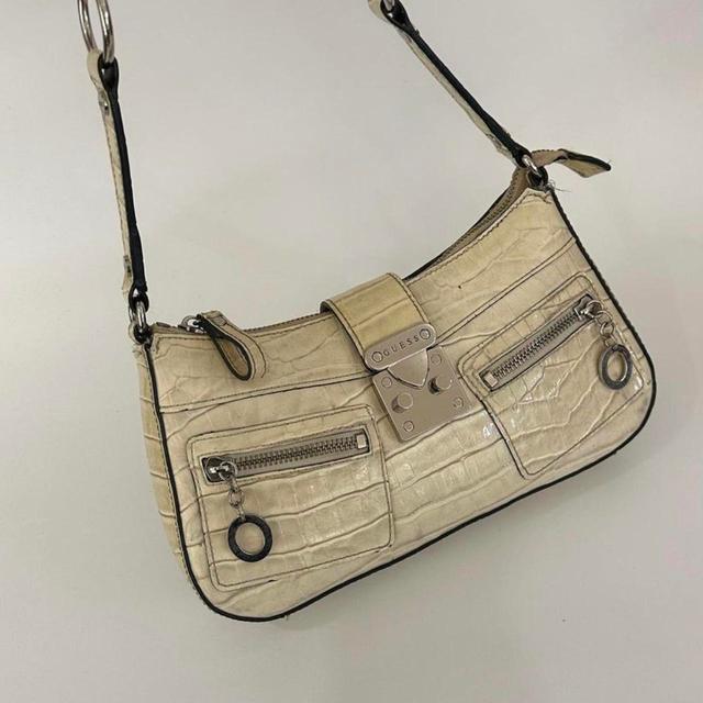 Guess Women's Shoulder bags - Cream on Productcaster.