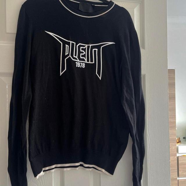 Philipp Plein Men's Jumper - Black/White - M on Productcaster.