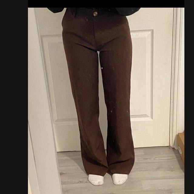 Women's Tailored trousers - Brown - UK 8 on Productcaster.