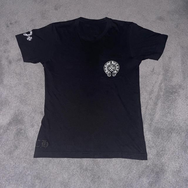 Chrome Hearts Men's T-shirt - Black - S on Productcaster.