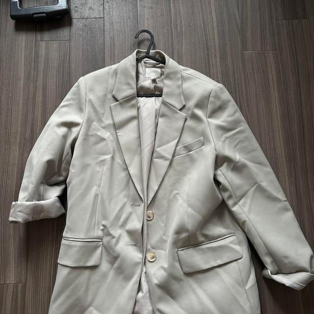 H&M Women's Tailored jacket - Cream - UK 8 on Productcaster.