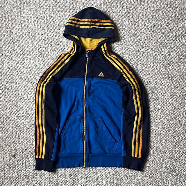 Adidas Men's Hoodie - Blue - S on Productcaster.