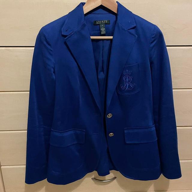 Polo Ralph Lauren Women's Blazer Jacket - Blue - S on Productcaster.