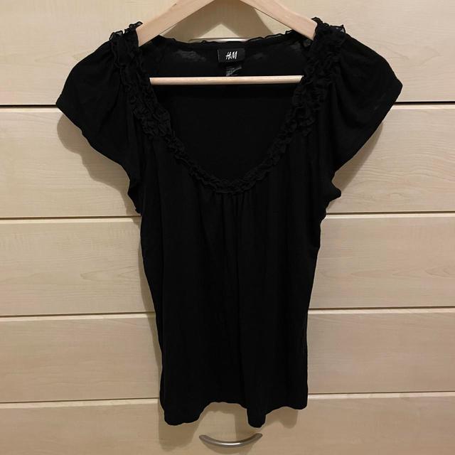 H&M Women's T-shirt - Black - S on Productcaster.