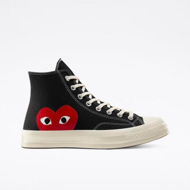 Comme des Garçons Play Women's Trainers - Black - UK 4 on Productcaster.